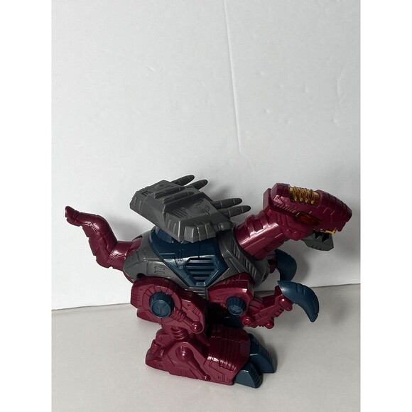 CYBOTRONIX M.A.R.S Electronic Light Up Dinoforce Red Raptor HAP-P-KID - Picture 3 of 6